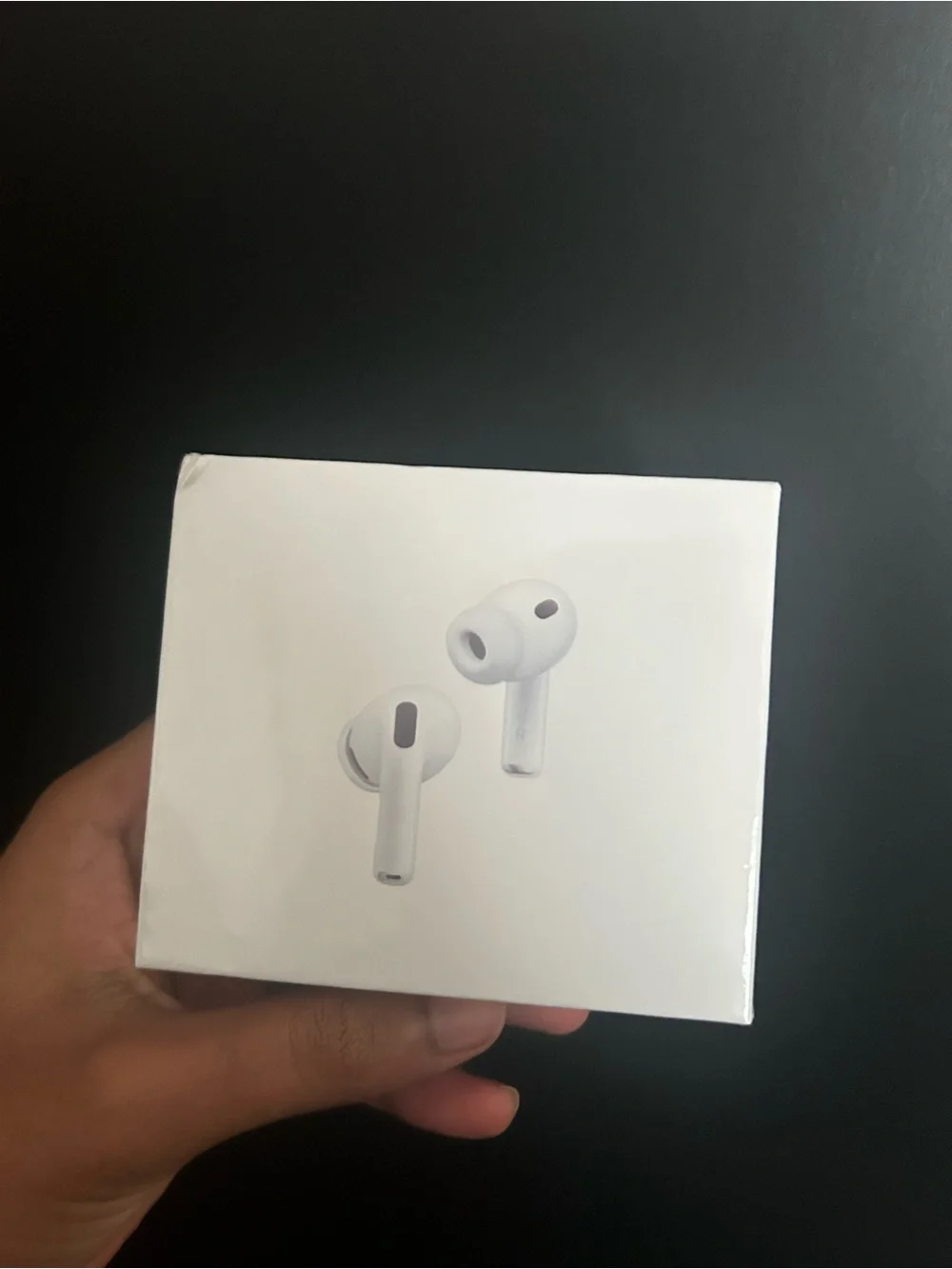 Apple AirPods Pro 3 — White Earbuds with Charging Case Graphic